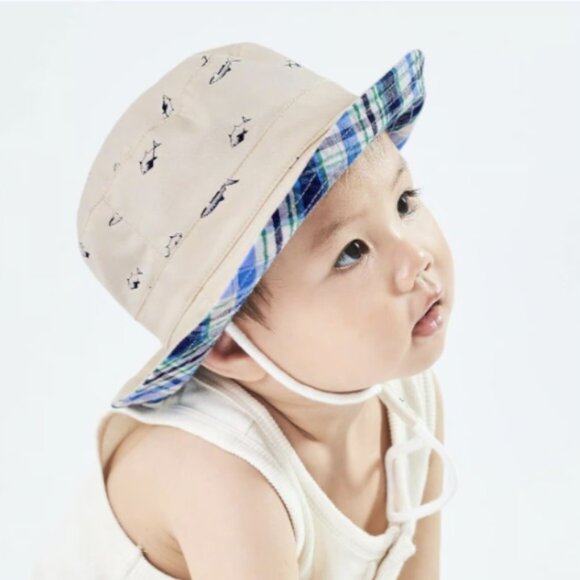 Durio Toddler Baby Bucket Sun Hat Beach Upf 50+ Sun Protection‎ Unisex 6-9 month - Picture 1 of 5